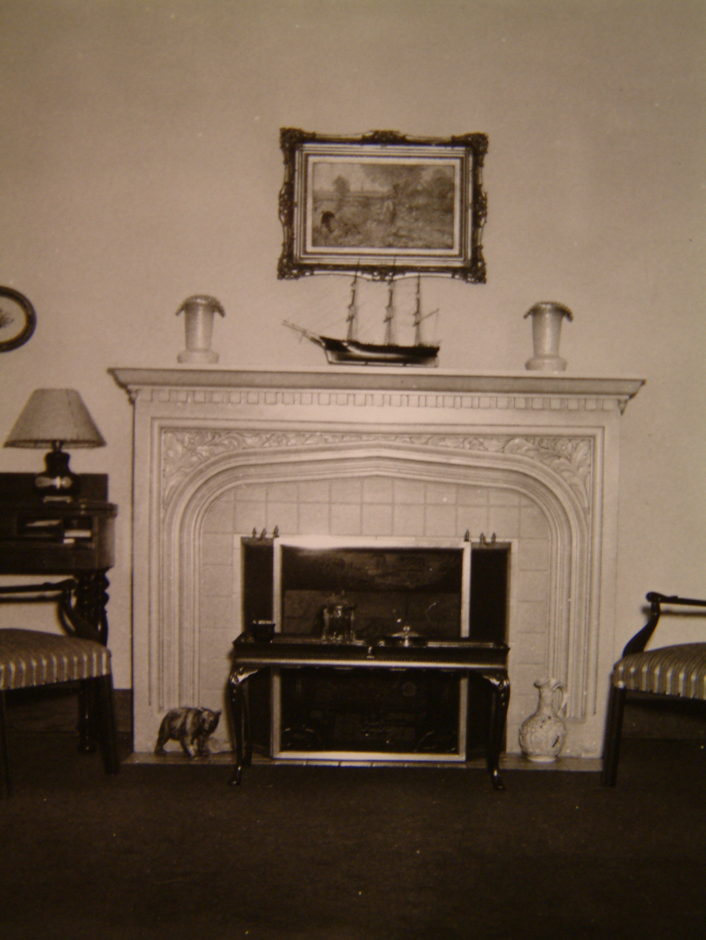 Fireplace at RockHaven (ship made by Jim)