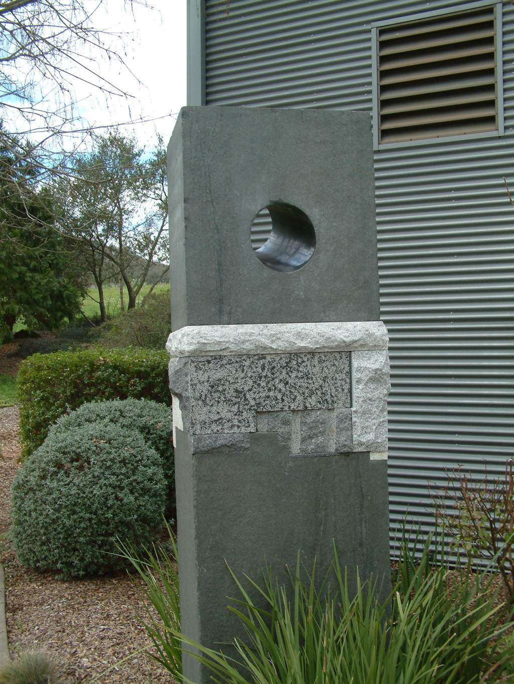 Sculpture outside Imagery Winery