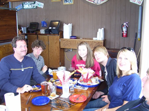 Jim, Jesse, Becca, James and Adrienne
